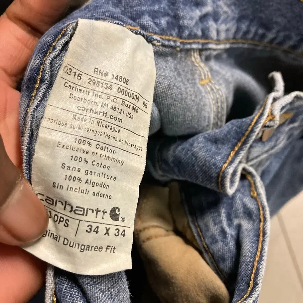 Y2K baggy carhartt carpenter Jeans 34x34